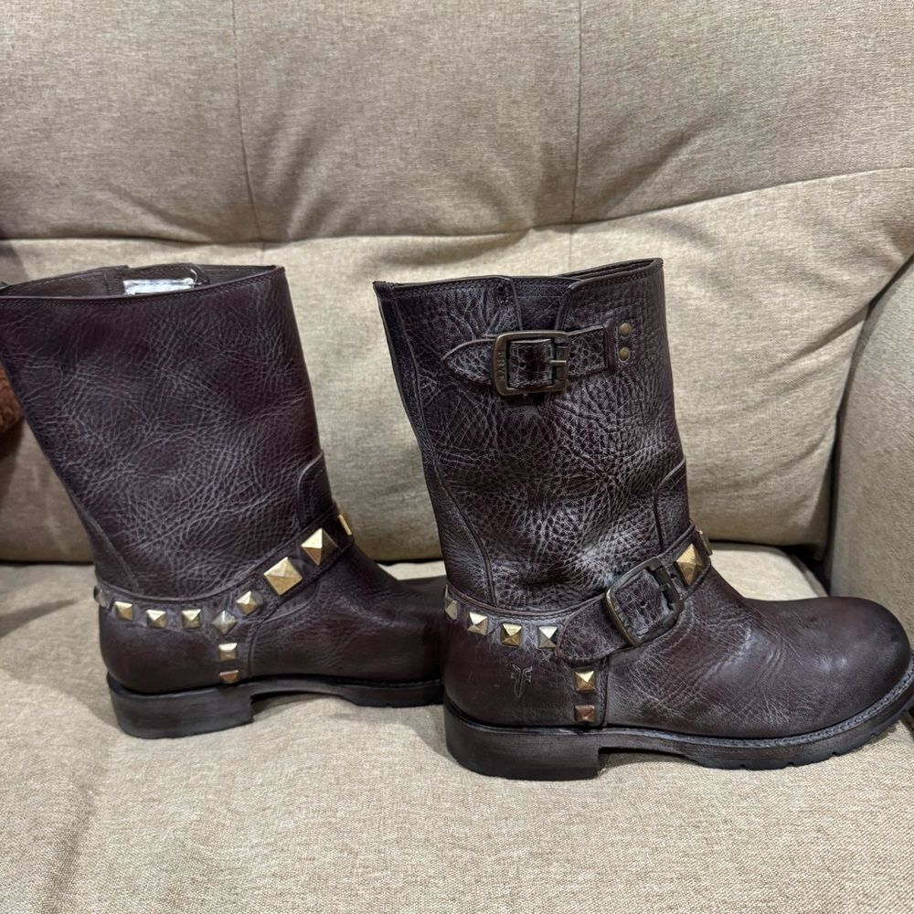 Frye Rogan Engineer Stud Boots - Picture 6 of 11